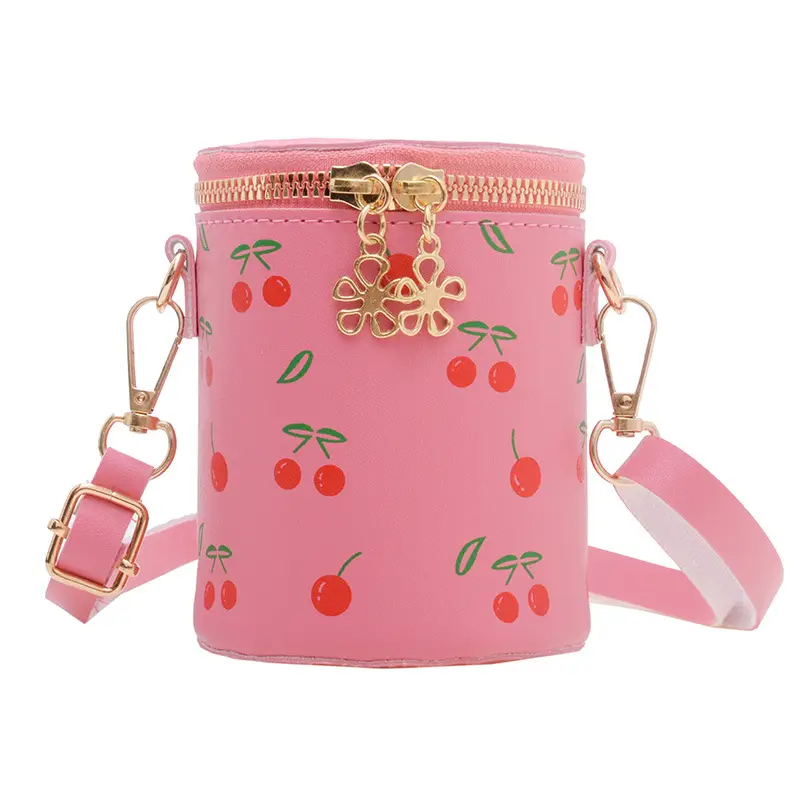 Pink Floral Crossbody Bag for Girls - Image 10
