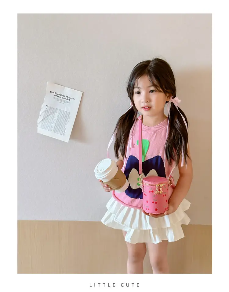 Pink Floral Crossbody Bag for Girls — feature 2