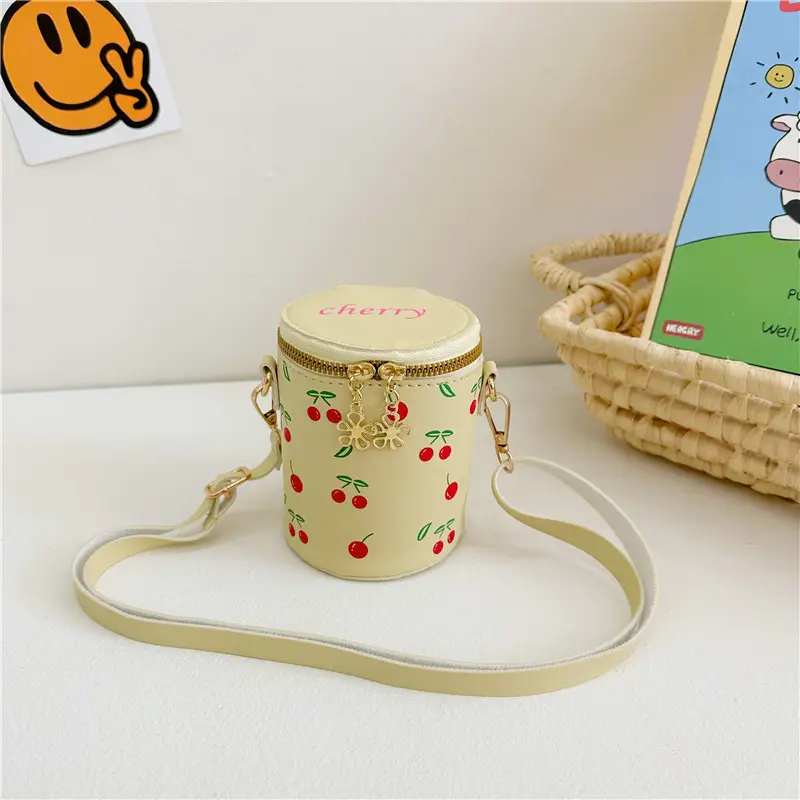 Pink Floral Crossbody Bag for Girls - Image 2