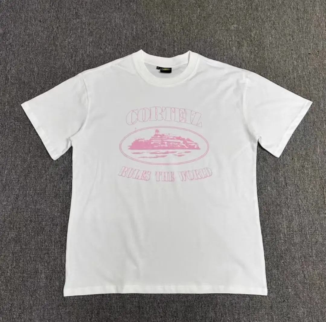 Men White Corteiz Alcatraz Sailing Top T-Shirt