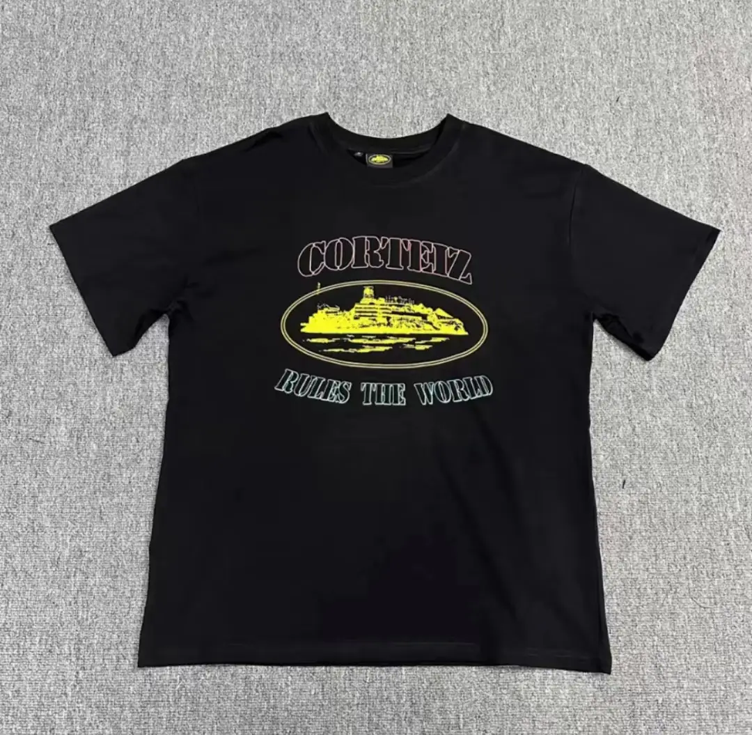 Men White Corteiz Alcatraz Sailing Top T-Shirt