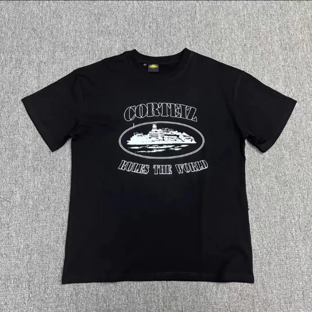 Men White Corteiz Alcatraz Sailing Top T-Shirt