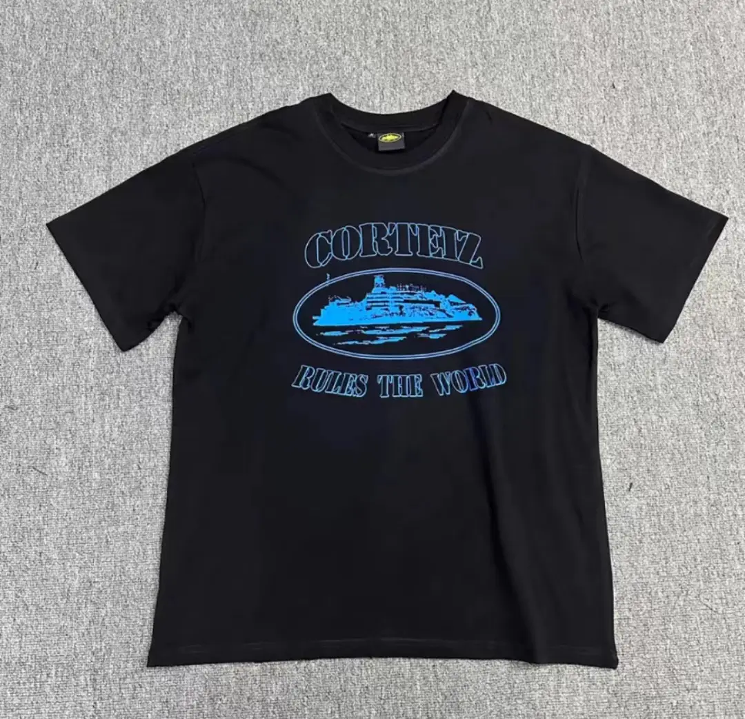 Men White Corteiz Alcatraz Sailing Top T-Shirt