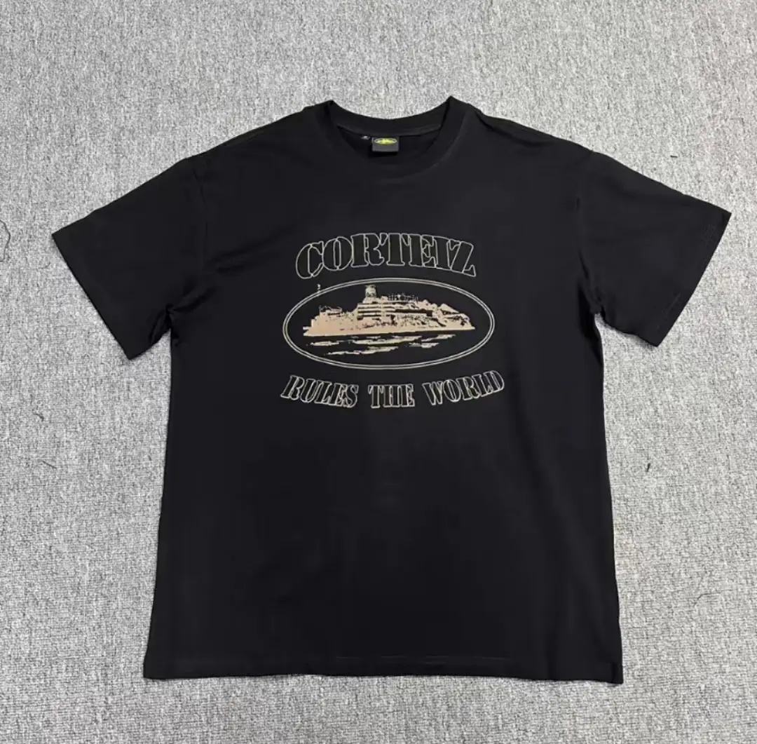 Men White Corteiz Alcatraz Sailing Top T-Shirt