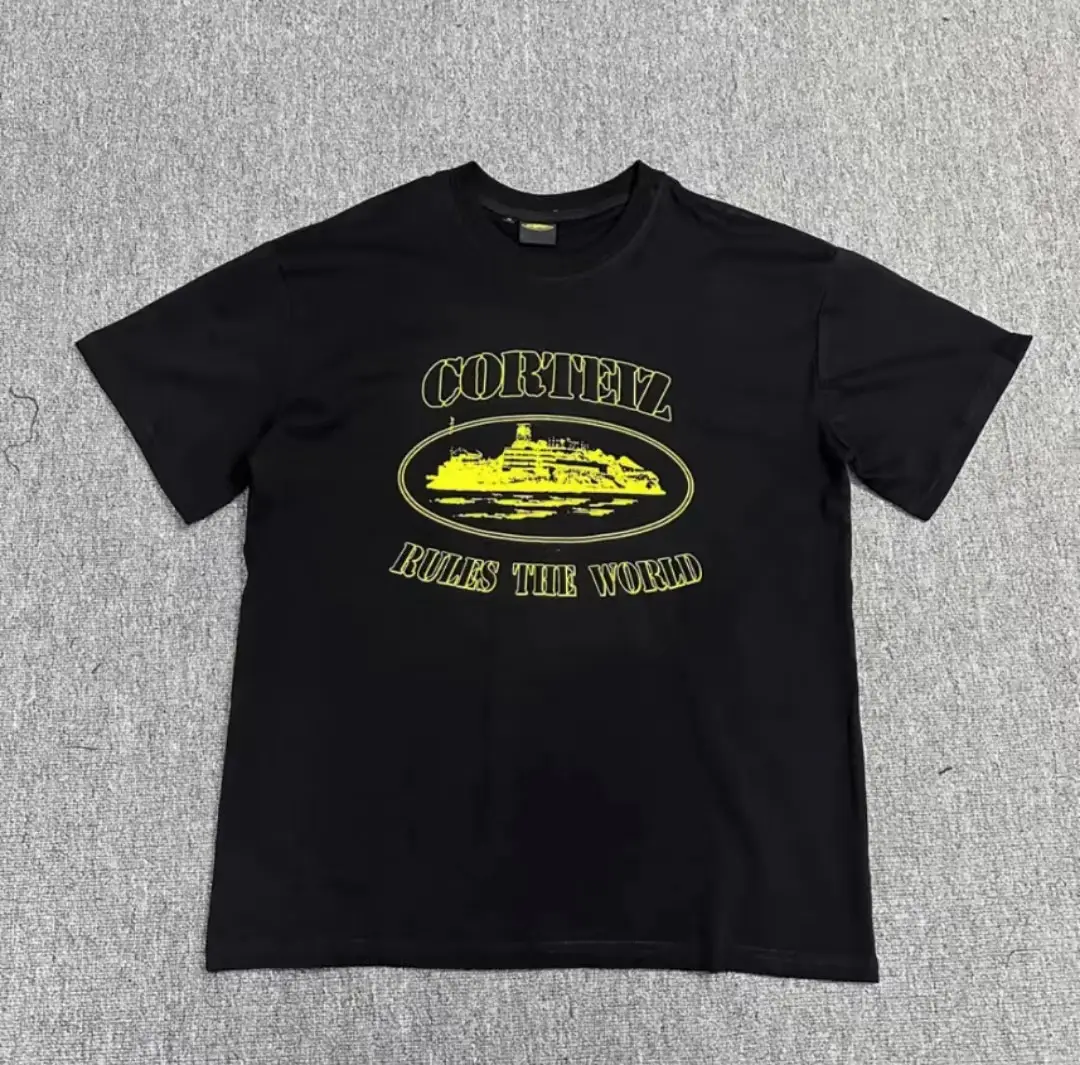 Men White Corteiz Alcatraz Sailing Top T-Shirt