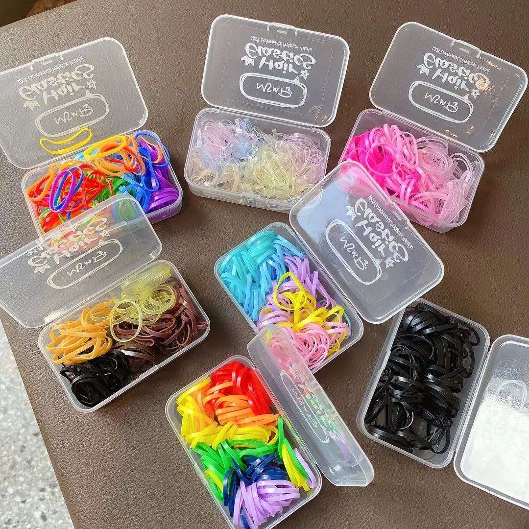 Cute Candy Hair Ties for Kids in Box - Image 10