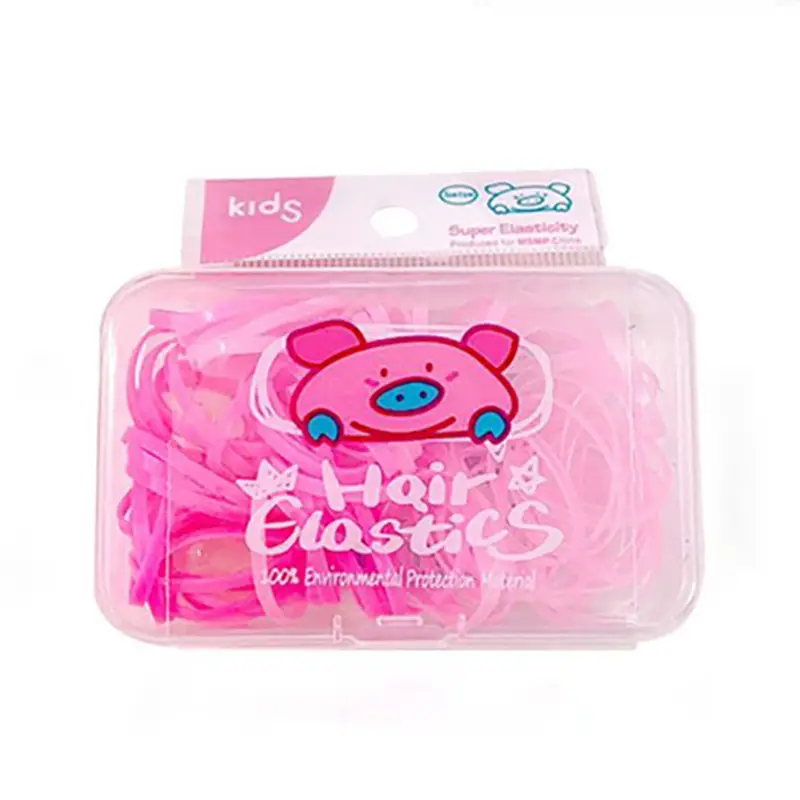 Cute Candy Hair Ties for Kids in Box - Image 13