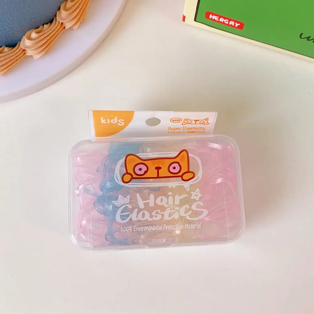Cute Candy Hair Ties for Kids in Box - Image 6