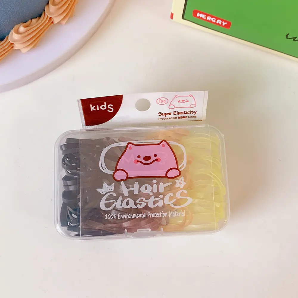 Cute Candy Hair Ties for Kids in Box - Image 7