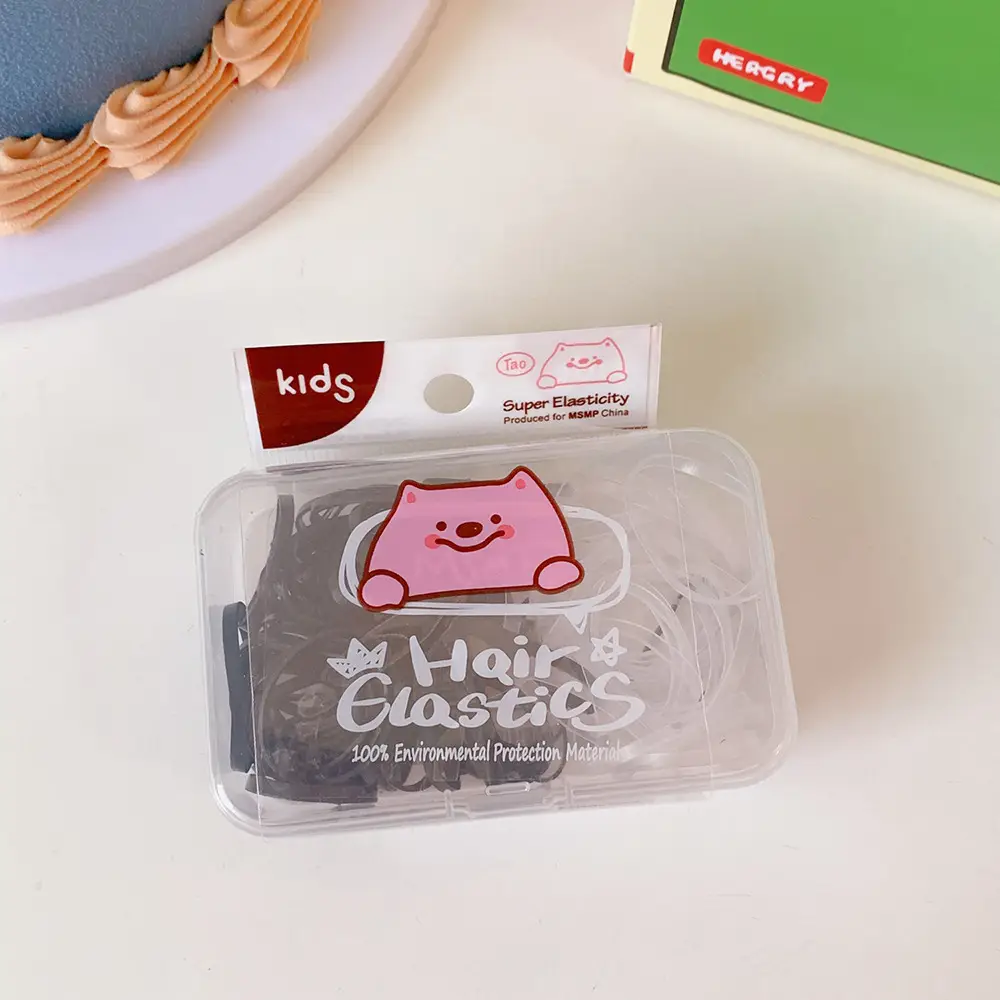 Cute Candy Hair Ties for Kids in Box - Image 8