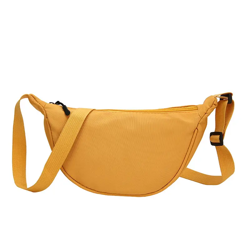 Black Nylon Crossbody Bag for Women Lightweight Small Shoulder Bag - Image 2