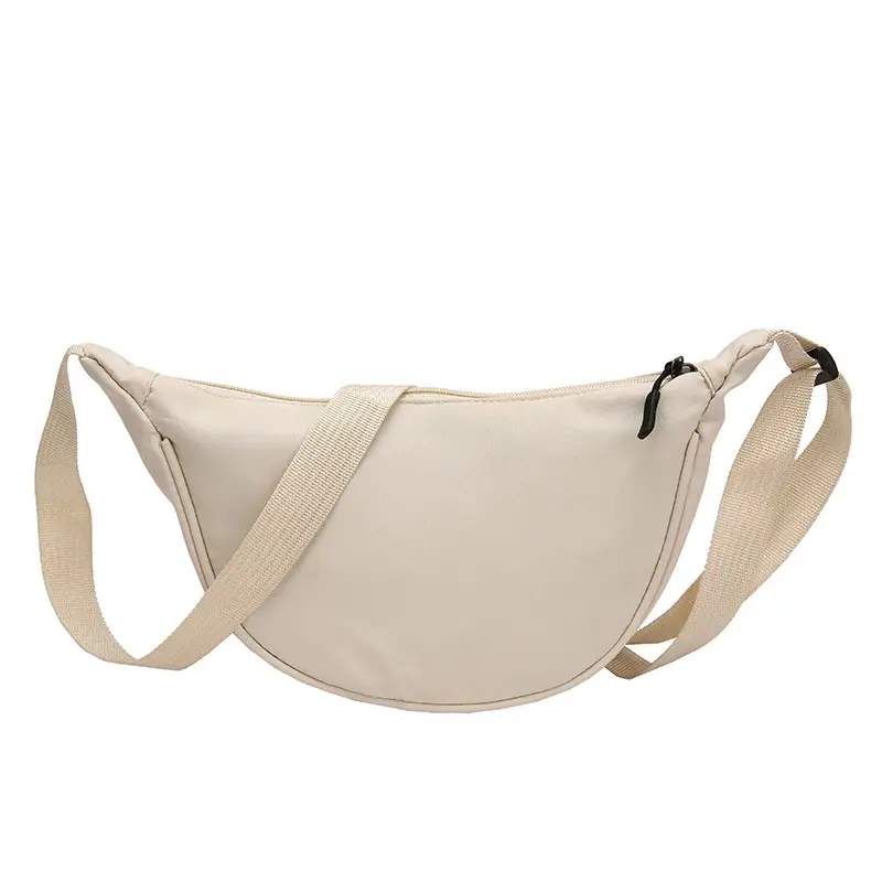 Black Nylon Crossbody Bag for Women Lightweight Small Shoulder Bag - Image 4