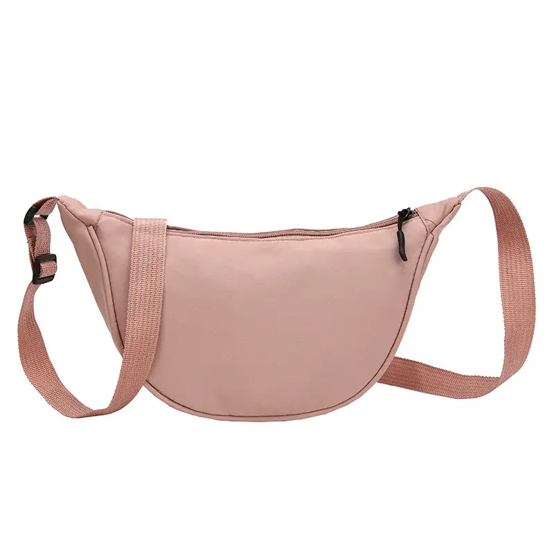 Black Nylon Crossbody Bag for Women Lightweight Small Shoulder Bag - Image 8