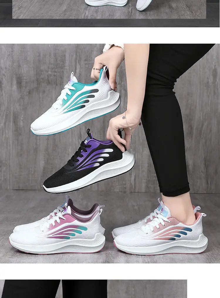 Women's 2025 Cut Out Breathable Shoes White Pink โ feature 12