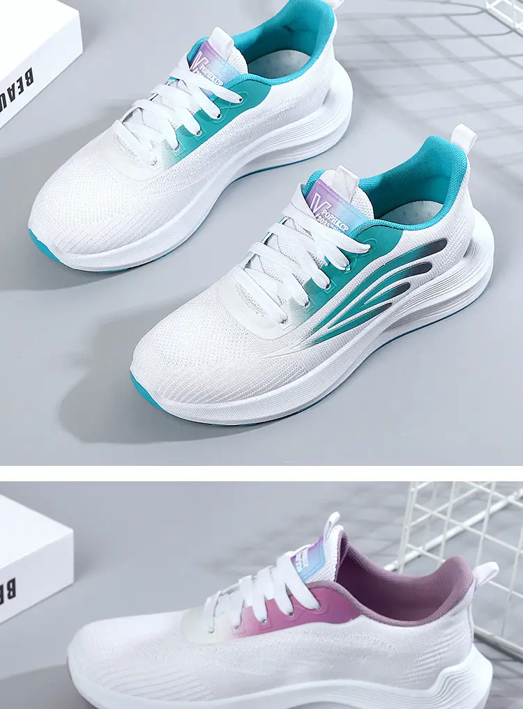 Women's 2025 Cut Out Breathable Shoes White Pink โ feature 24