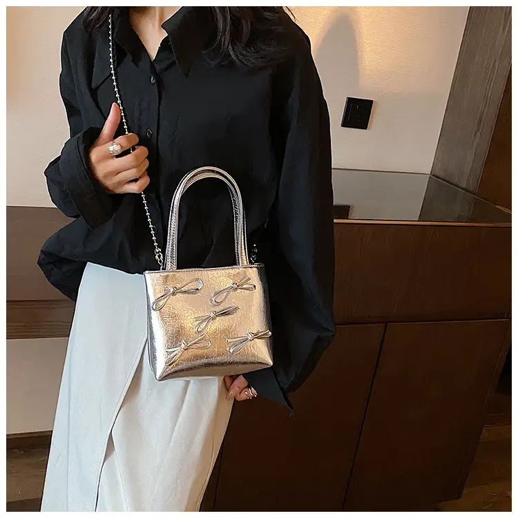 Silver Chain Shoulder Messenger Bag for Women — feature 10