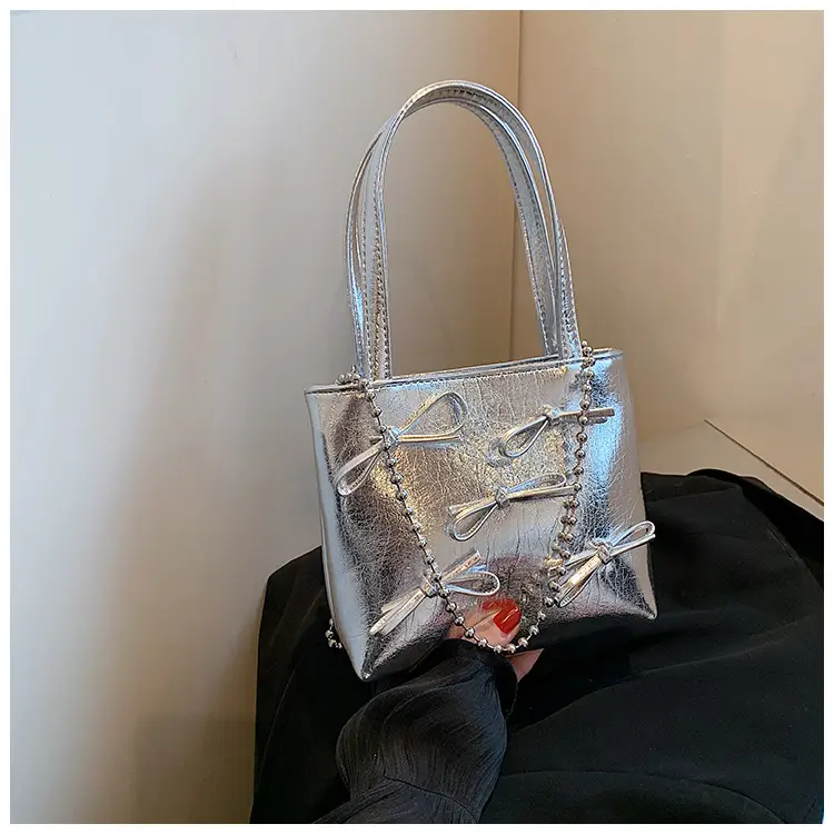 Silver Chain Shoulder Messenger Bag for Women — feature 12