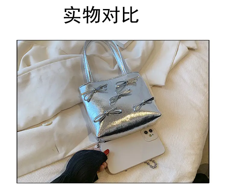 Silver Chain Shoulder Messenger Bag for Women — feature 2