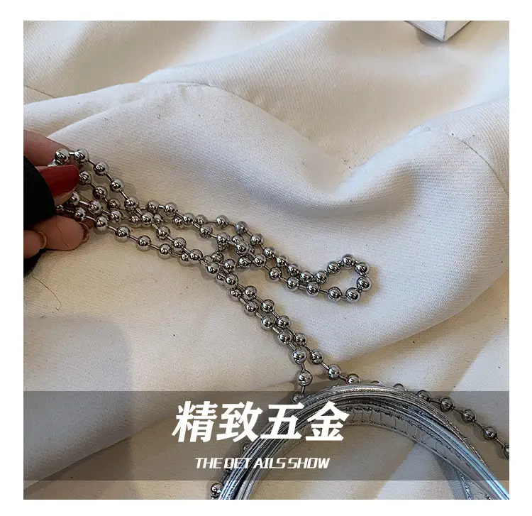 Silver Chain Shoulder Messenger Bag for Women — feature 3