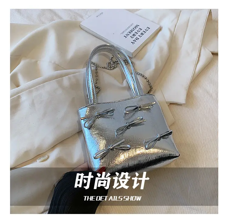 Silver Chain Shoulder Messenger Bag for Women — feature 4