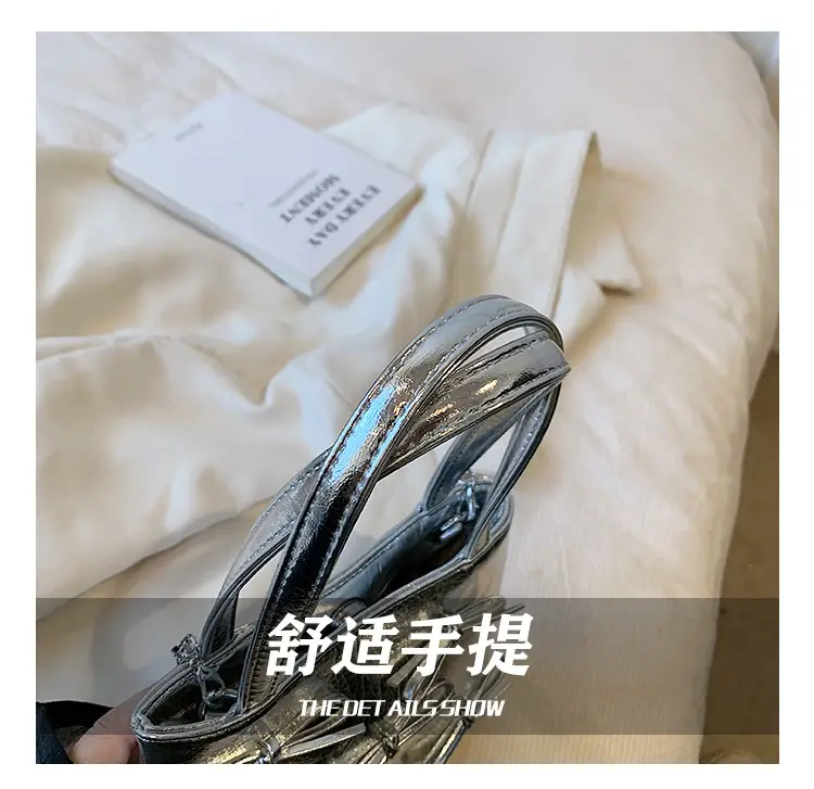 Silver Chain Shoulder Messenger Bag for Women — feature 5