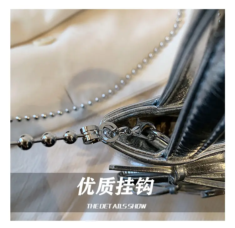 Silver Chain Shoulder Messenger Bag for Women — feature 6