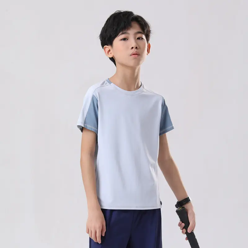 Men White Contrast T-Shirt 2024 Summer Back View - Image 5