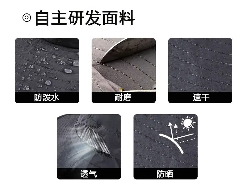 Men's Grey Knit Windproof Beanie Hat — feature 14