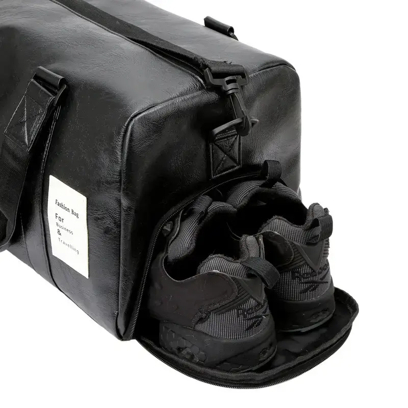 New Arrival PU Leather Travel Fitness Bag for Women - Image 6
