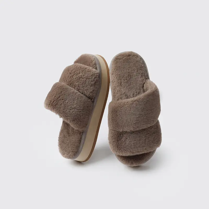 Winter Couple Cotton Slippers for Home, Winter Style, Comfortable for Indoor Use, Non-Slip, Fleece-Lined, Warm Cotton Shoes Wholesale - Image 9