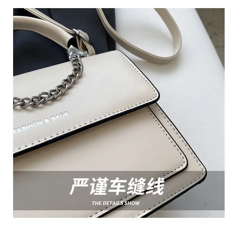 Women's Brown Leather Chain Crossbody Bag 2023 — feature 5