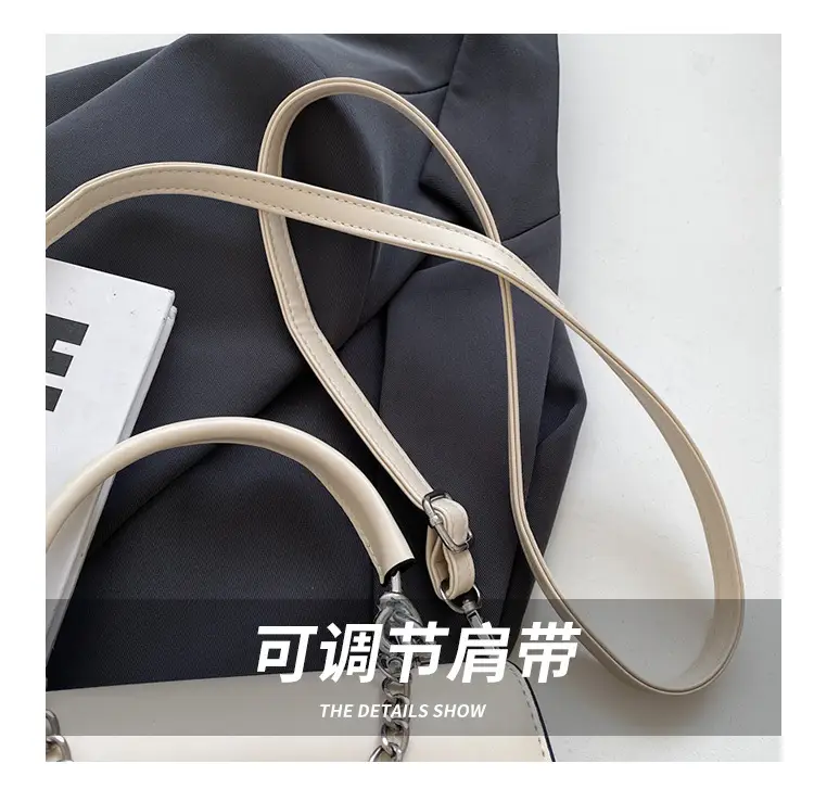 Women's Brown Leather Chain Crossbody Bag 2023 — feature 6