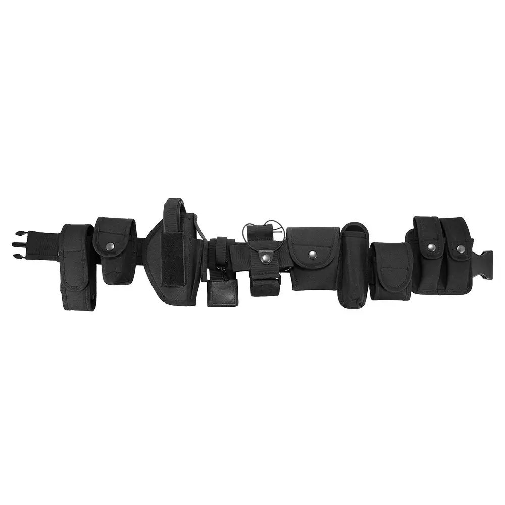 J.S.NAVY Tactical Waist Belt with 10 Pcs Accessories