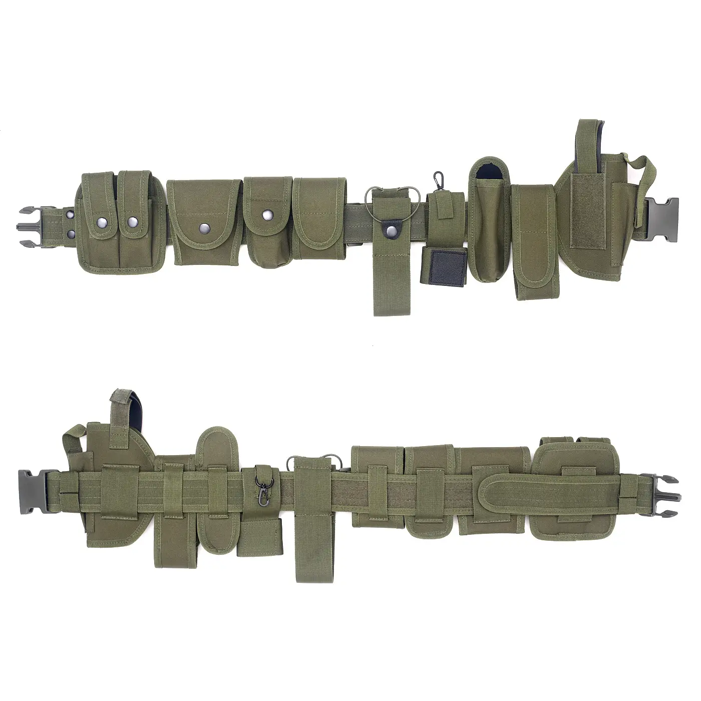 J.S.NAVY Tactical Waist Belt with 10 Pcs Accessories