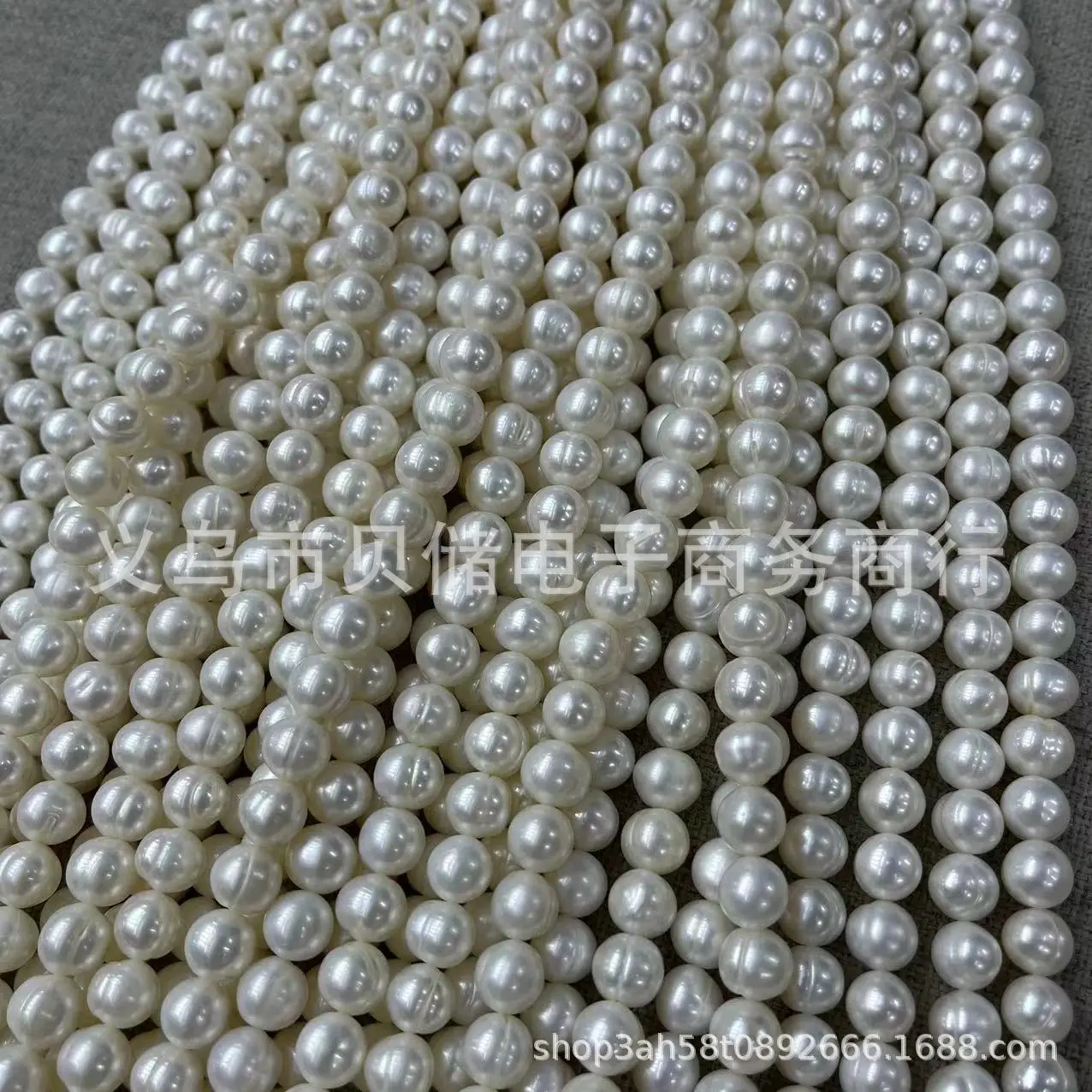 9-10mm Natural Fresh Water Pearl Balls Semi-Finished - Image 5