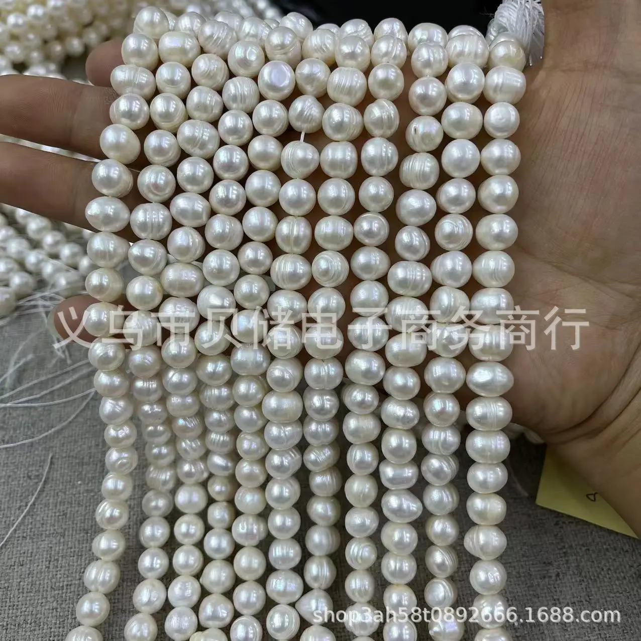 9-10mm Natural Fresh Water Pearl Balls Semi-Finished — feature 5