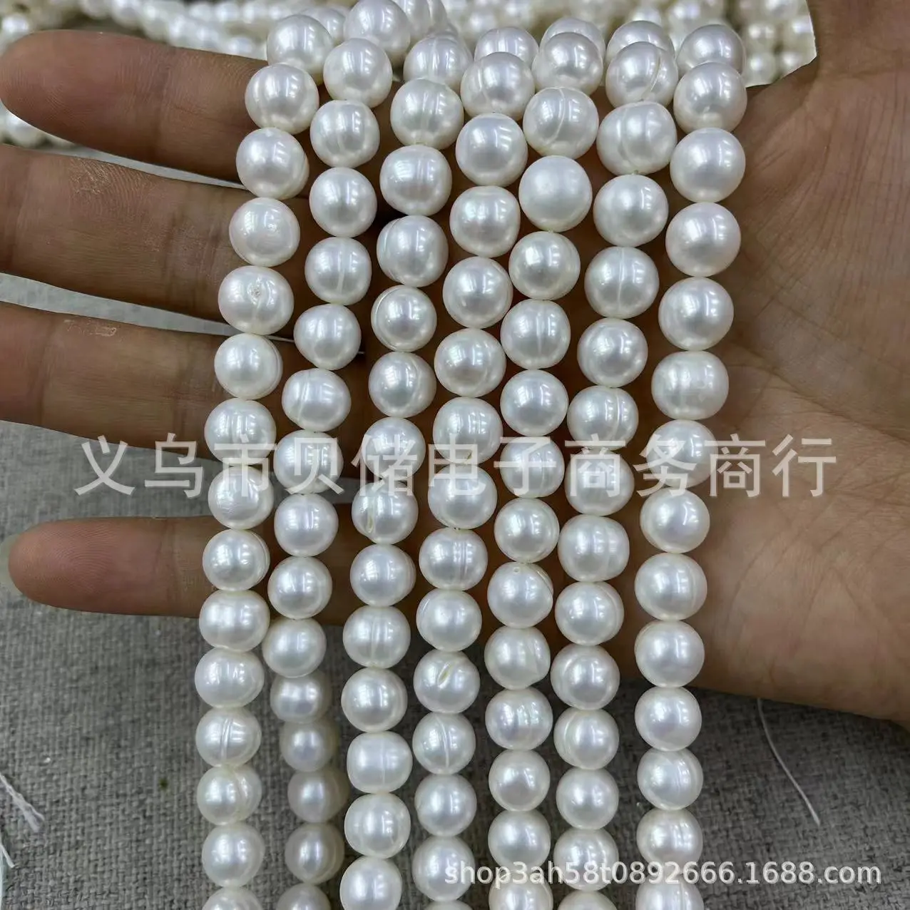 9-10mm Natural Fresh Water Pearl Balls Semi-Finished — feature 2