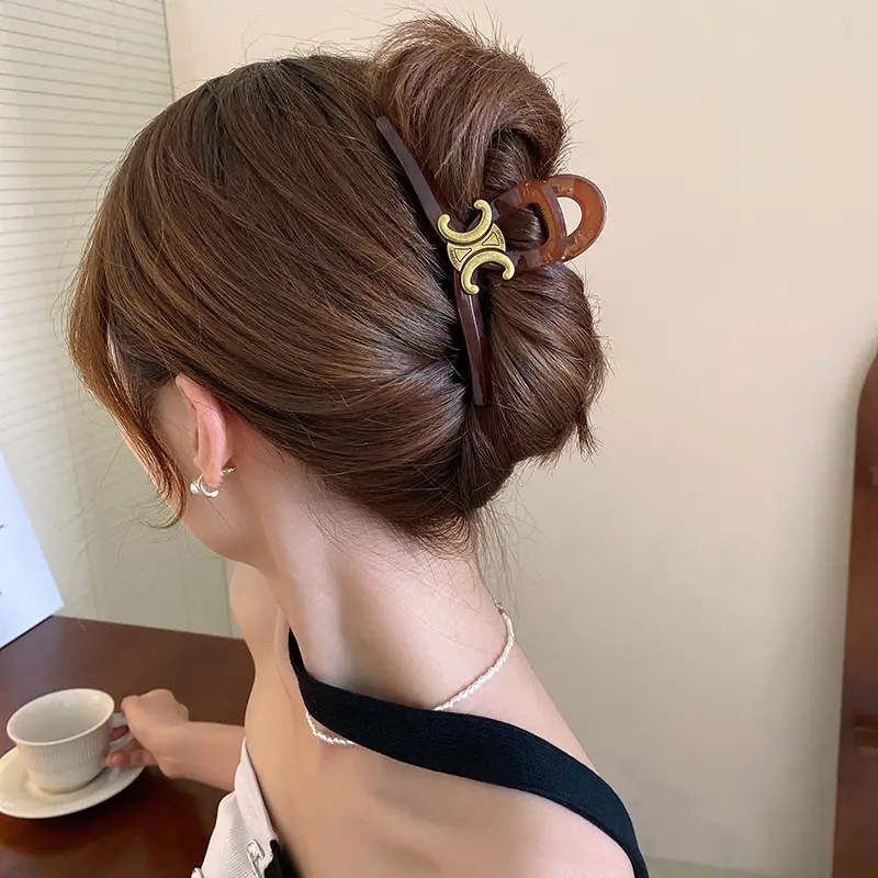Women's French Vintage Arc de Triomphe Hair Clip
