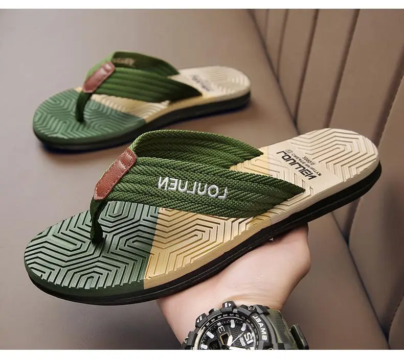 Fujian big manufacturers cross-border Men's flip-flops 2023 Summer non-slip outdoor sandals Flip-Flops men's leisure sand — feature 16