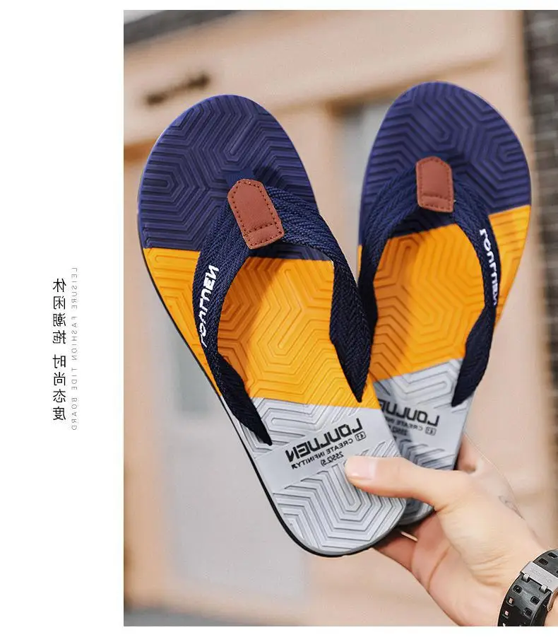 Fujian big manufacturers cross-border Men's flip-flops 2023 Summer non-slip outdoor sandals Flip-Flops men's leisure sand — feature 6