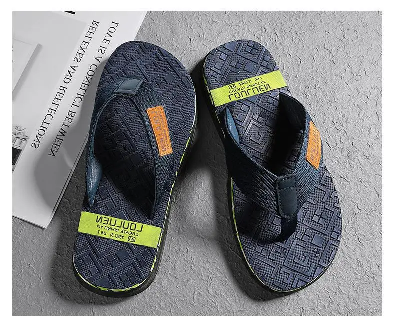 Fujian big manufacturers 2023 Summer flip-flops men's foot sandals casual trend non-slip personality fashion outside — feature 14