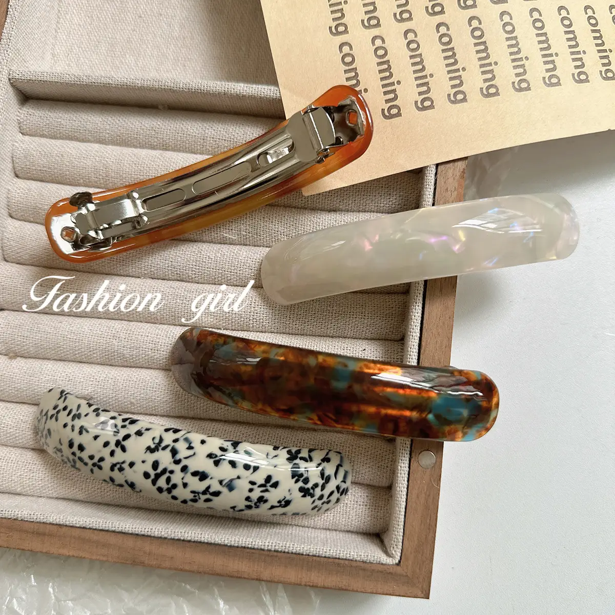 Aceticate Hairpin for Women, Retro Tortoiseshell, Fashionable Stylish Hairpin - Image 8