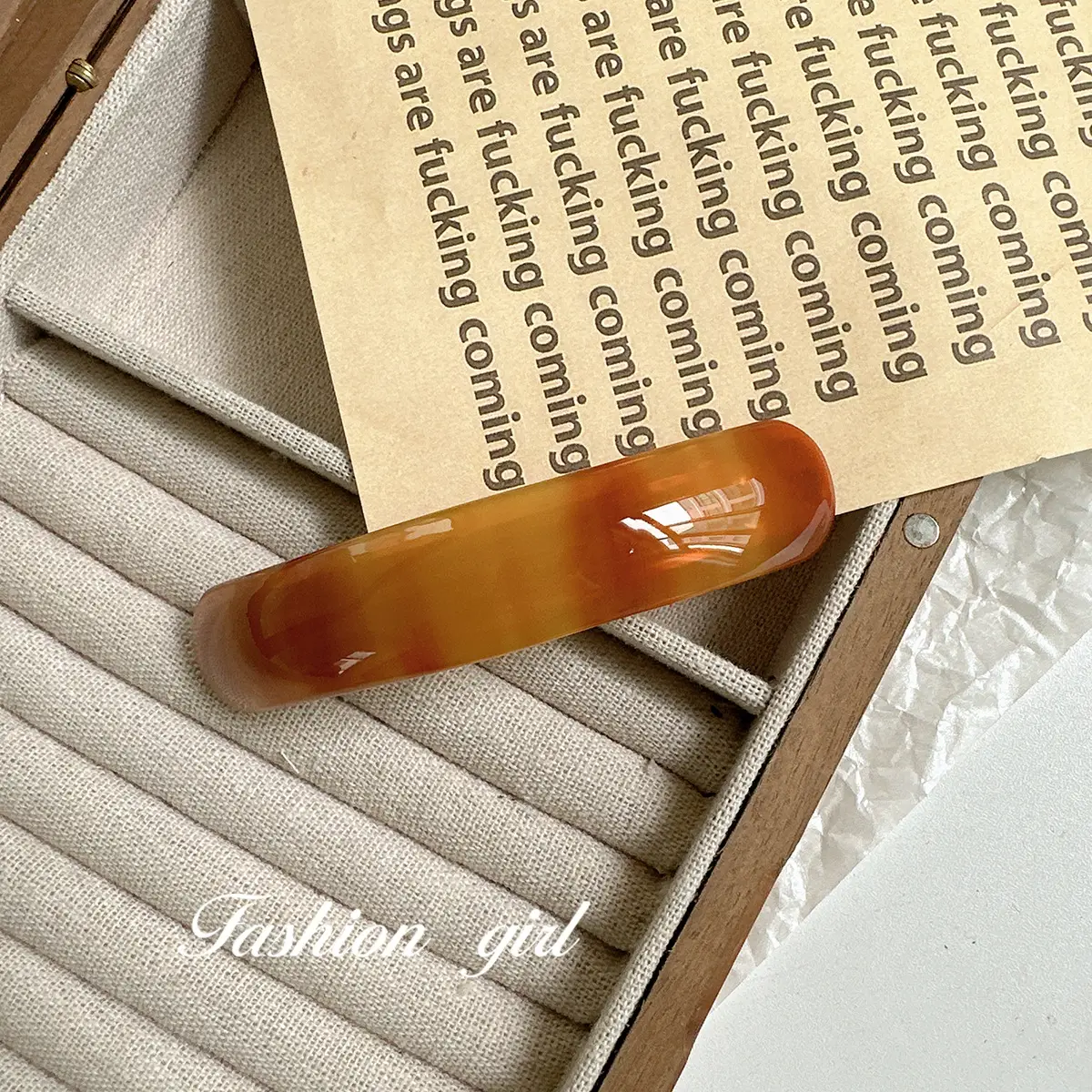 Aceticate Hairpin for Women, Retro Tortoiseshell, Fashionable Stylish Hairpin - Image 2
