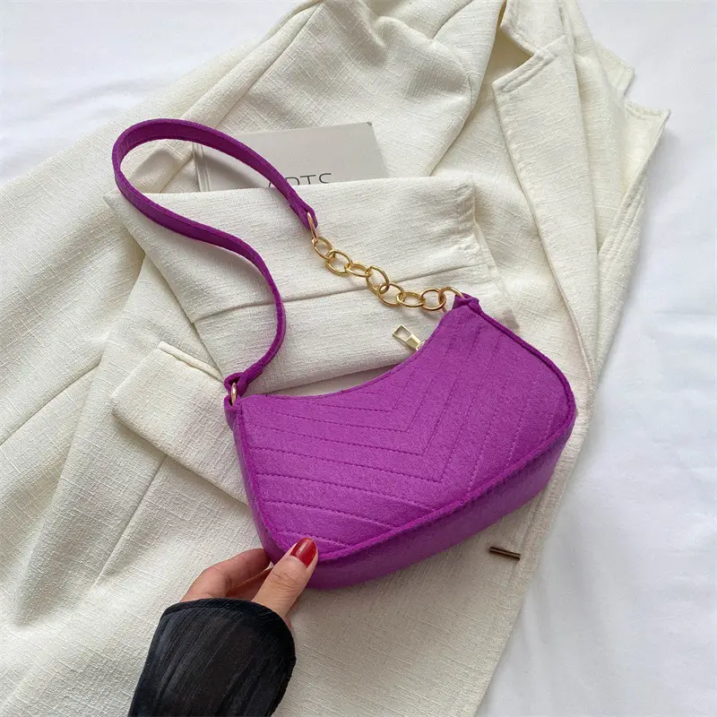 Women's Retro Quilted Shoulder Bag Cream Beige Chain - Image 8
