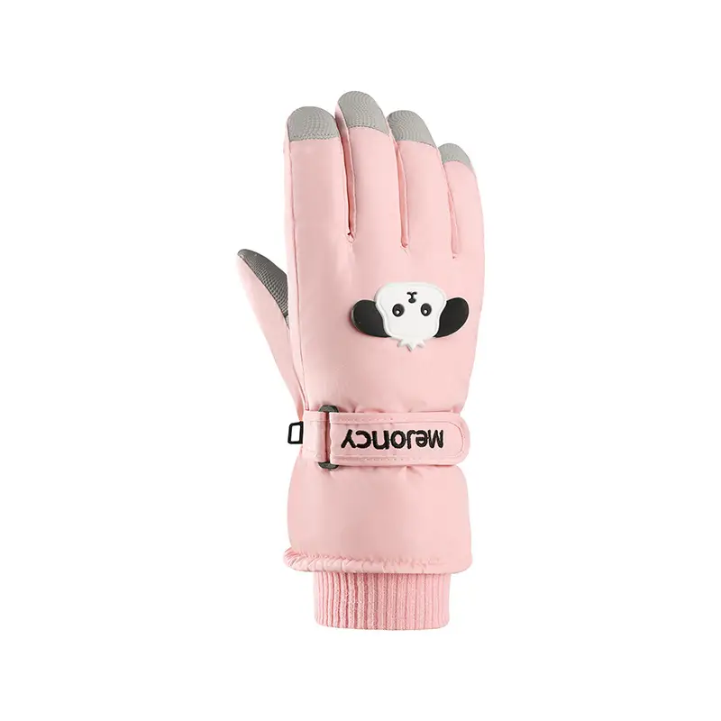 Wholesale winter ski gloves windproof waterproof fleece-lined warm touch screen outdoor riding electric car gloves thickened men
