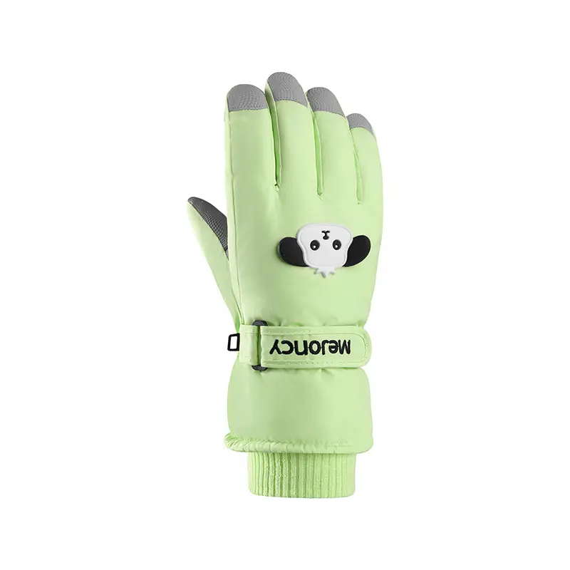 Wholesale winter ski gloves windproof waterproof fleece-lined warm touch screen outdoor riding electric car gloves thickened men