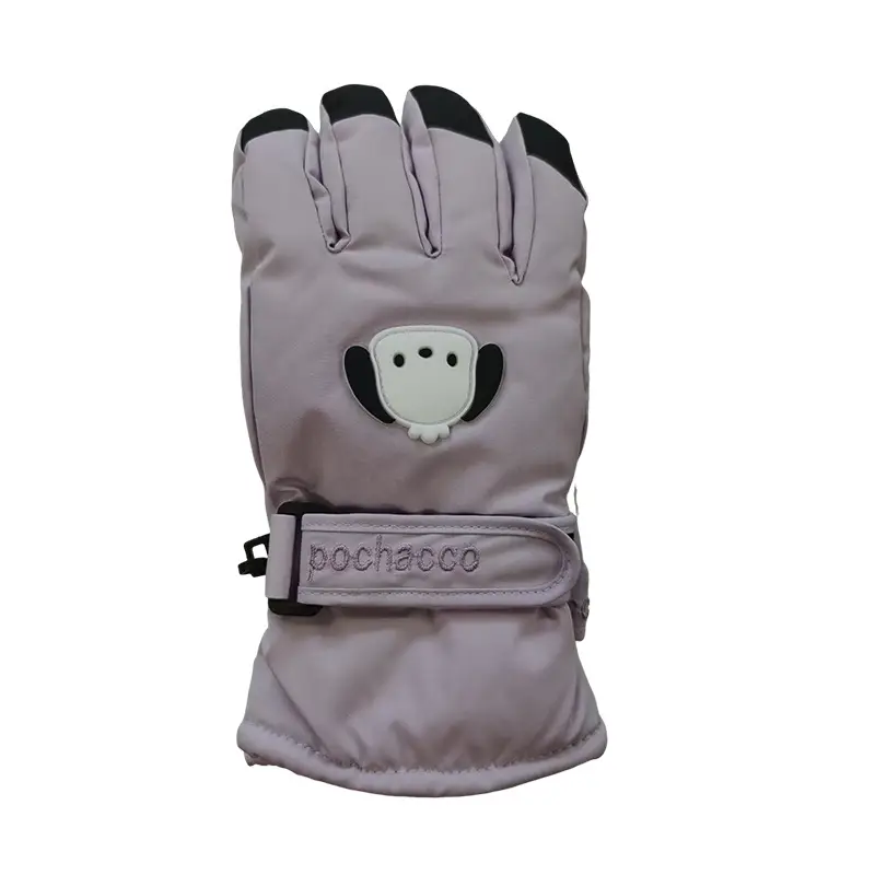 Wholesale winter ski gloves windproof waterproof fleece-lined warm touch screen outdoor riding electric car gloves thickened men