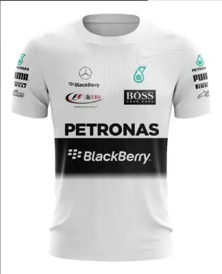 F1 Racing Mercedes-Benz downhill clothing new outdoor cycling clothing bicycle short sleeve quick-drying T-shirt men's summer mountain bike