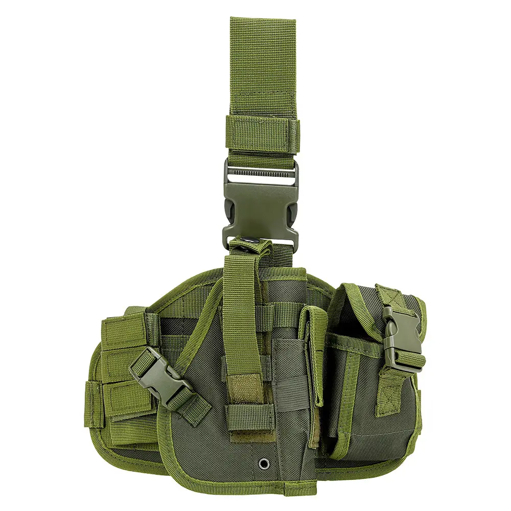 Tactical Gun Holster Belt Bag Quick Draw Bag Tan