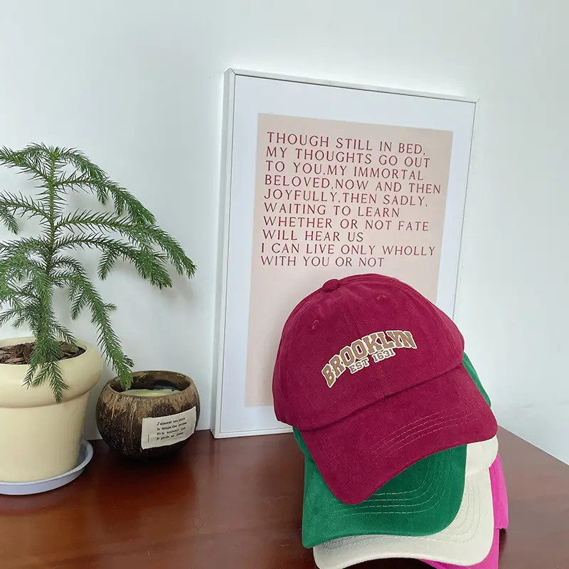 Kids Baseball Cap with Letter Printing, Green, 1-10 Years - Image 10